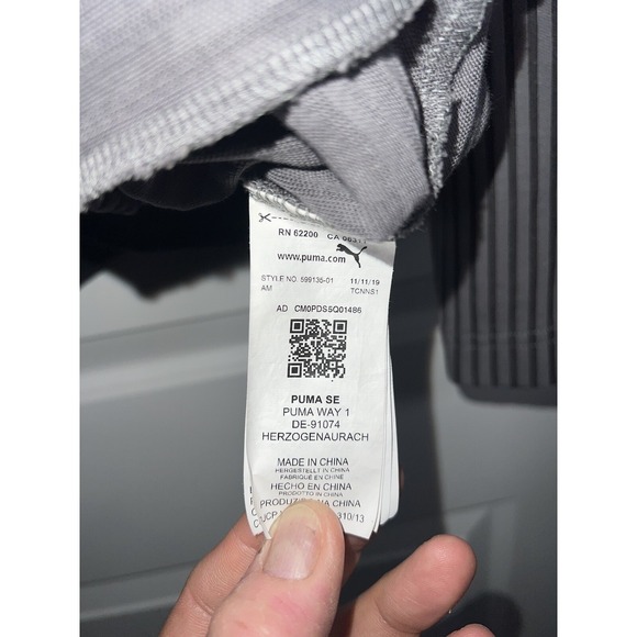 Women Puma Hoodie Pullover 3XL Gray Castlerock Rinat Brodach Making the Cut NWOT - Picture 3 of 10